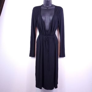 Banana Republic Black Wrap Dress